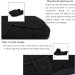 Diabetic Walking Shoes for Fat Swollen & Wide Feet - Adjustable Unisex Black (Men 11.5 - Buy Online on GoSupps.com
