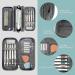 Vnieetsr Large Pencil Case Big Capacity Pencil Bag Large Storage Pouch 3 Compartments Desk Organizer Marker Pen Case Simple Stationery Bag Pencil Holder (Gray) - Buy Online on GoSupps.com