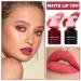 2PCS Lip Tint Set - Long Lasting Velvet Lip Gloss & Waterproof Lip Stain for Lips & Cheeks | Non-Sticky Makeup | International Shipping - Buy Online on GoSupps.com