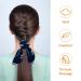 Music Notes & Guitar Hair Scrunchies Set - 6 Pcs Elastic Hair Ties for Women & Teen Girls - Buy Online on GoSupps.com