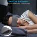 Innovative 2023 Sleep Mask for Men and Women - 100% Light Blocking, Ergonomic Design, Adjustable with Earplugs - Grey - Buy Online on GoSupps.com