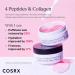 COSRX Snail Mucin 92% Cream + Peptide Collagen Hydrogel Eye Patch Korean Skin Care - Buy Online on GoSupps.com