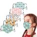 5PC Kids Face_Masks Washable Cute Printed Cloth Face Mask for Kids Girls Boys Cotton Masks for Children Face Cover Protection