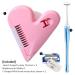 Munyee Hua Intimate Grooming Set for Women - 3 Razors Storage Bag & Toothbrush Set - Stylish Pink Heart Design - Buy Online on GoSupps.com