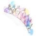 IWOWHERO Rhinestone Tuck Comb Headpieces for Girls Women Crown Hairpiece Headdresses for Women Rhinestone Bobby Pins Hair Barrettes Hair Clips Hair Pin Tiara Women's Hair Comb Metal Mermaid