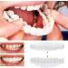 XLBHSH Whitening Veneers - 4 Pair Snap-On Teeth Prosthesis for Instant Smile Enhancement - Buy Online on GoSupps.com