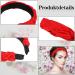 Newofview Vintage Hair Accessories - 4 Piece Hair-Rip Headband Set for Women & Girls (Black Red Navy Blue Green) - Fashionable Frontal Ligaments - Buy Online on GoSupps.com