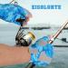 Eicolorte Camouflage Fishing Gloves with Silicone Anti-Slip Design - Sun Protection, Breathable, S/M Camouflage Blue - Buy Online on GoSupps.com