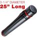 US Art Supply Black Telescoping Drafting Tube - 25-42.5 Length, 3.25 OD, 2.875 ID - Buy Online on GoSupps.com