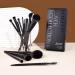 Jessup 14Pcs Black Kabuki Makeup Brushes Set for Foundation, Eyeshadow, Contour, and Concealer - T336 B-T336 - Buy Online on GoSupps.com