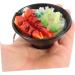 VALICLUD Portable Bag Pendant 2pcs Chain Mini Bag Novelty Present Japanese Simulation Ornament Ring Pendants Noodle Pvc Food Key - Buy Online on GoSupps.com