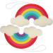 Frcolor 2pcs Kids Bath Sponge Balls - Super Absorbent Rainbow Shower Cleaners for Toddlers & Children | Body Peeling Spa Essentials - Buy Online on GoSupps.com