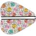Hair Towel Wrap with Button - Quick Drying Towel Turban (Skull & Flowers) - Perfect for All Hair Types - Buy Online on GoSupps.com