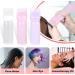 3Pcs Hair Dying Brush Bottle Lightweight Root Comb Hair Tools Applicator Bottles Hair Color Brush with Graduated Scale for Salon Hair Coloring Dying Oil Medicine 120ML (White Pink Purple) - Buy Online on GoSupps.com