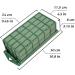 BESKGAVI 4 Floral Foam Cage for Flower Arrangements Dry and Wet Floral Foam for Fresh Artificial Flowers Florist Foam - Buy Online on GoSupps.com