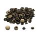 30 Sets Heavy Duty Snap Fasteners  BetterJonny 15mm Antique Brass Poppers Press Stud Rivet for Leather Craft Sewing Clothing