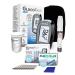 Gluco -fist duo blood sugar measuring device set with 60 test strips & 110 Lanzetten |MMOL/L |Precise blood sugar measurement |Simple application