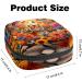 Large Capacity Storage Bag for Women's Bandages & Menstrual Cup - Colorful Skull Pattern - Travel Organizer - Makeup Storage (Pack of 1) - Buy Online on GoSupps.com