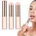 2 Pcs Silicone Lip Brush Lipstick Applicator Brush with Cap Reusable Lip Mask Balm Applicator Silicone Lip Applicator for Lipstick Lip Balm Lip Gloss Lip Stick and Concealer Lip Scrub Brush Tool 2PCS Pink Head