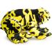 Zappi Co 100% Recycled Plush Poison Dart Frog Toy - 20cm - Yellow/Black - Eco-Friendly Stuffed Animal for Newborns - Buy Online on GoSupps.com