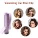 Kapaunn Volumizing Hair Curler Styling Tool for Volumizing 2-in-1 Curling Comb Curlers on Top of Head Grip Hair Root Volume Hair Styling Tools for Home Travel Purple - Buy Online on GoSupps.com
