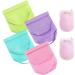 6Pc Exfoliating Back Scrubber Set with Handles - Body Exfoliator Washers & Bath Gloves for Skin Cleansing and Massage - Men and Women - Buy Online on GoSupps.com