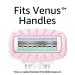 Amazon Basics Women's 4-Blade Razor Refills - Fits Amazon Basics and Venus Handles - Moisturizing Surround - 6 Refill Cartridges - Buy Online on GoSupps.com