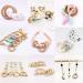 100 PCS Natural Wood Rings - Unfinished Smooth Wooden Ring Set for Craft and Jewelry Making - Buy Online on GoSupps.com