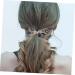 FRCOLOR Metal headgear ponytail hair accessories fashionable and versatile Miss bow tie rhinestones French french hair pin hair pins bow clips for hair Holder dense alloy - Buy Online on GoSupps.com