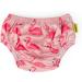Swimbobo Reusable Absorbent Swim Diaper Washable Striped Swim Trunks (M Pink Flamingo) for Baby Boys and Girls - Buy Online on GoSupps.com