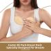 SHCHME 2 PCS Castor Oil Pack Castor Oil Pack Wrap Breast Pads Reusable And Washable Castor Oil Pack Compress for Breast (Oil Not Included)(Breast Pads Khaki) - Buy Online on GoSupps.com