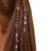 6PCS Colored Natural Stone Pendant Hair Jewelry for Braids - Crystal Dreadlock Accessories for Women and Girls in Green, Pink, Purple - Buy Online on GoSupps.com