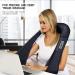 Mocuishle Shiatsu Neck and Back Massager with Heat - Neck and Back Pain Relief - Perfect Gift for Thank You, Birthday, Anniversary - Navy - Buy Online on GoSupps.com