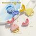 Kids U-Shaped Soft Silicone Toothbrush for Age 2-6 | 360 Oral Teeth Cleaning | Yellow Cake Design - Buy Online on GoSupps.com