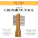 Burt's Bees for Puppies Double Sided Comb | 2-in-1 Grooming Tool for Puppies & Small Dogs | Dog Comb Removes Fleas & Flea Eggs Comfortably and Safely for All Dogs Gold 1 - Pack Double Sided Comb - Buy Online on GoSupps.com