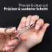 Solingen Cuticle & Nail Scissors Germany - Curved Blade Pedicure Grooming Kit for Nails, Eyebrows, Eyelashes & Dry Skin - Buy Online on GoSupps.com