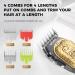 Buy ENSSU Professional Hair Clippers for Men | Cordless Barber Clippers with Adjustable Blades & LED Display | Ideal for Home & Professional Use - Buy Online on GoSupps.com