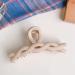 Cute Claw Clips 2.67 Inches Hair Accessories for Women - Hair Claw Clips for Women Girls Non-Slip Hair Clips Matte Hair Claws Strong Hair Styling Accessories for Thin Hair Proidl 15#twist-beige