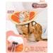 Supet Rewriter Cat Adjustable Hen Collar - Post-Surgery Recovery Cone (Grapefruit) | Comfortable Healing Solution for Cats (Neck: 14-23cm) - Buy Online on GoSupps.com