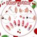 36 Pcs 3D Cherry Nail Charms | Rhinestones & Gems for Women's Nail Art | Pink & Red 6x5.5mm - Buy Online on GoSupps.com