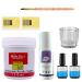 Clear Acrylic Powder and Liquid Set Acrylic Nail Kit Clear Acrylic Powder 120g Acrylic Liquid Monomer 75ml Nail Dehydrator & Nail Primer for Doing Acrylic Nails 129