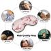 Pink Humming Birds Sleep Mask Eye Cover for Sleeping Blindfold with Adjustable Strap Blocks Light Night Travel Nap for Men Women - Buy Online on GoSupps.com