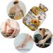 Shop Naanle Wood Butterfly Sunflower Hot Water Bottle - 1L Hand & Foot Warmer for Pain Relief | Transparent Cover & Heat Therapy - Buy Online on GoSupps.com