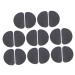 Didiseaon 8pairs Anti-Slip Stickers for Soles Forefoot Shoes Sole Pads Gel Heel Protectors Noise Reduction Shoe Grips Gel Insole Anti-Skid Sole Pads Glue Men's Shoes Protective Shoes