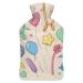 Balloon Animal Hot Water Bottle With Cover Plush Bed Bottle Hand Warmer For Adults And Children 26.5X15.3cm