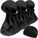 3PCS Silky Durags and 1 Wave Cap Packs for Men Waves Doo Rag Compression Caps for 360 540 720 Waves Ideal Gifts for Christmas (Black) S3-1(black black black)