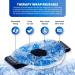 Therapy Wrap Reusable Hot & Cold Gel Beads Ice Pack with Adjustable Strap for Knee Pain Relief - Ideal for Athletes - Buy Online on GoSupps.com