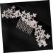 MAGICLULU Rhinestone Alloy Hair Comb Bride Accessories Wedding Hair Accessories Bridal Headpieces Rhinestone Hair Accessories Bridal Flower Hair Comb Hairpin Decorate European and American - Buy Online on GoSupps.com