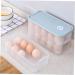 CAXUSD 1pc Box Egg Storage Box Storage Bins Eggs Egg Holder Egg Storage Holder Protective Box re-usable Blue 24x11.5cm - Buy Online on GoSupps.com