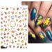 3D Self-Adhesive Fall Nail Stickers - Autumn Maple Leaf Design for Acrylic Nails - Thanksgiving Nail Accessories (8 Sheets) - Buy Online on GoSupps.com